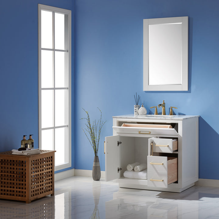 Altair - Ivy 36" Single Bathroom Vanity Cabinet Only