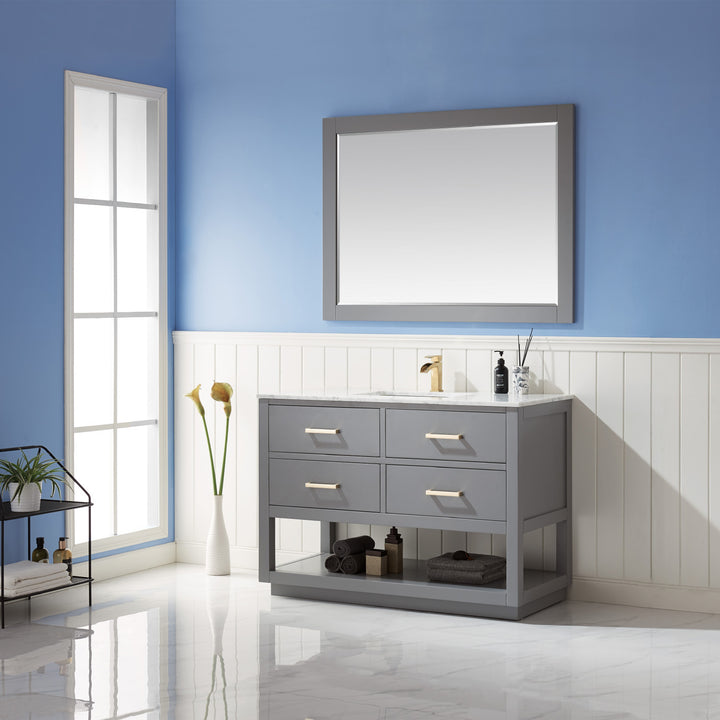 Altair - Remi 48" Single Bathroom Vanity Set with Marble Countertop