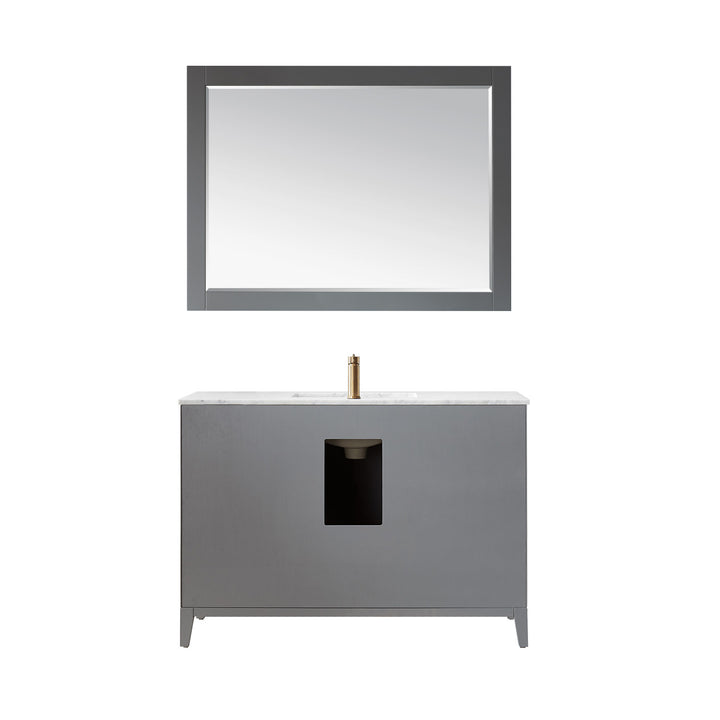 Altair - Sutton 48" Single Bathroom Vanity Set with Marble Countertop