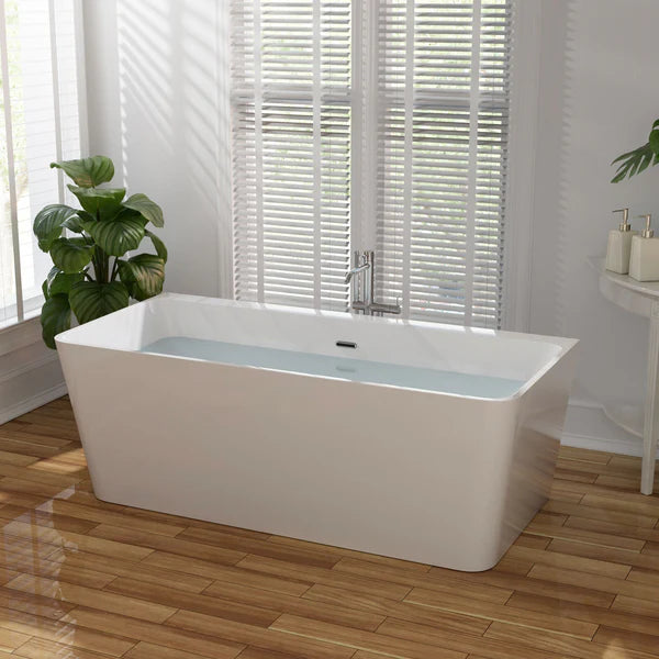 Empava - 67" Freestanding Soaking Bathtub with Drain - EMPV-67FT1516