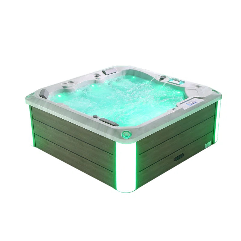 Empava - Freestanding Luxury 5-Person Rectangle Outdoor Hot Tub - EMPV-SPA3528