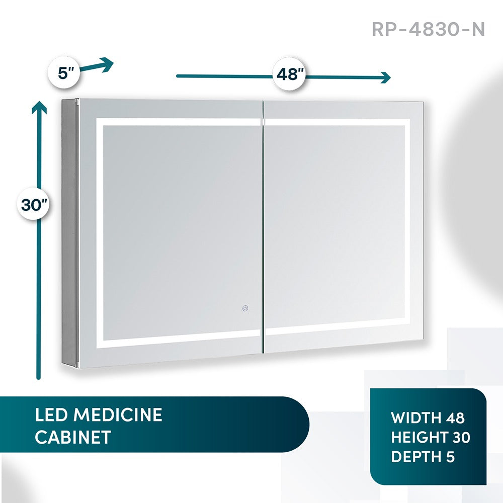 Aquadom - Royale Plus 48×30 LED Medicine Cabinet