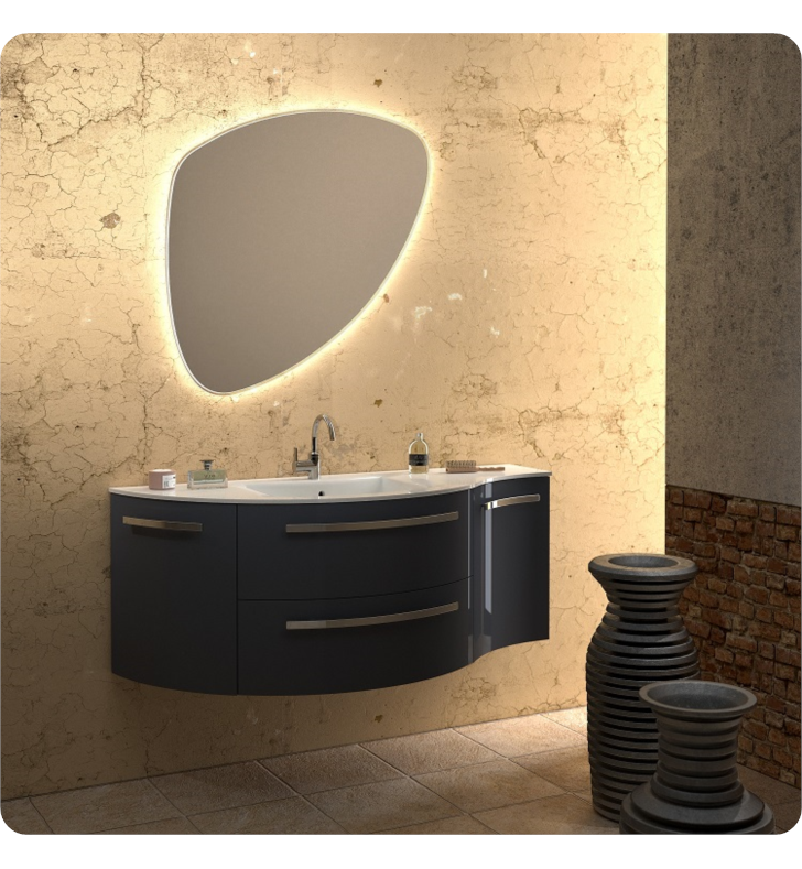 Latoscana 52" Ameno Modern Bathroom Vanity Kit Left Side Cabinet